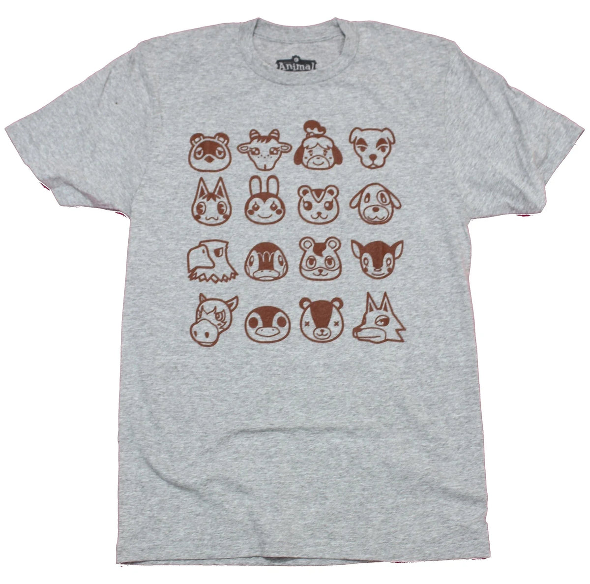 Animal Crossing Adult New - 16 Simple Character Head Pics Unisex