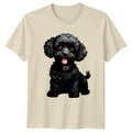 Black Poodle Dog Animals Mens Womens Tee Graphic Unisex Apparel Unisex