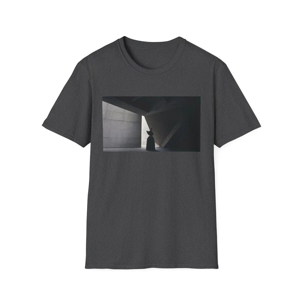 Architectural Light Silhouette T Shirt | Minimal Urban Art Graphic Tee Unisex