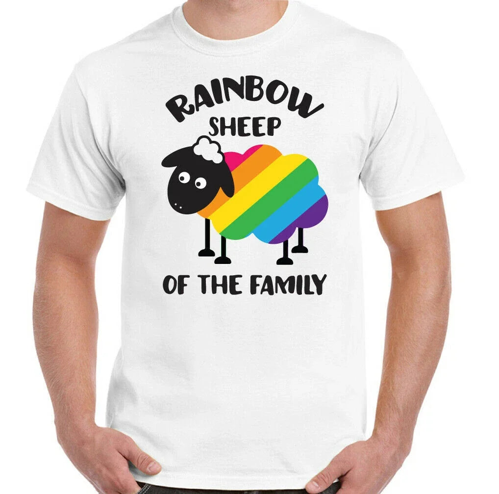 RAINBOW SHEEP LGBT Gay Pride LGBTQI Love Peace Equality of the Family Unisex