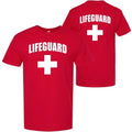 Lifeguard White Cross Premium Cotton Double Sided Print Life Guard Tee Unisex