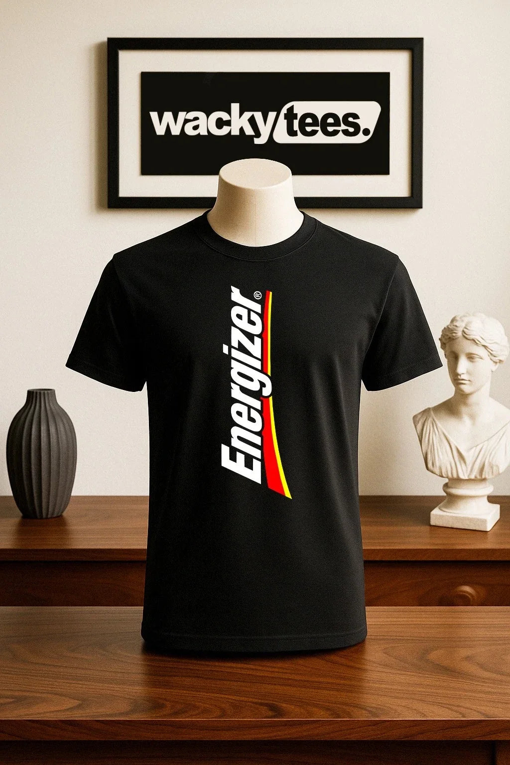 Energizer Bunny Battery Parody Costume Graphic Tee Shirt Unisex