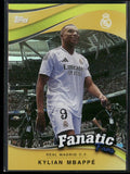 2024-25 Topps Real Madrid Fan Set #FF-4 Kylian Mbappé Fanatics Fans Yellow #/199 Unisex