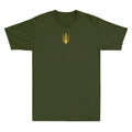 Ukrainian T Shirt, Ukraine Zelensky , Ukraine Golden Trident Logo Unisex