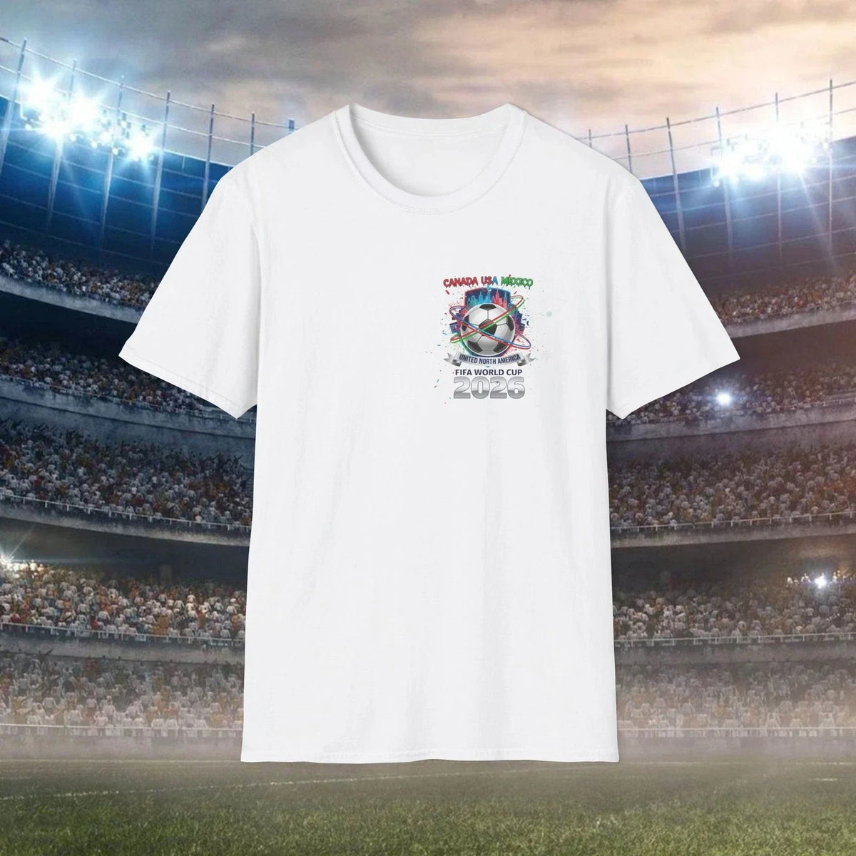 Mexico USA Canada Soccer Emblem 2026 World Cup Unisex