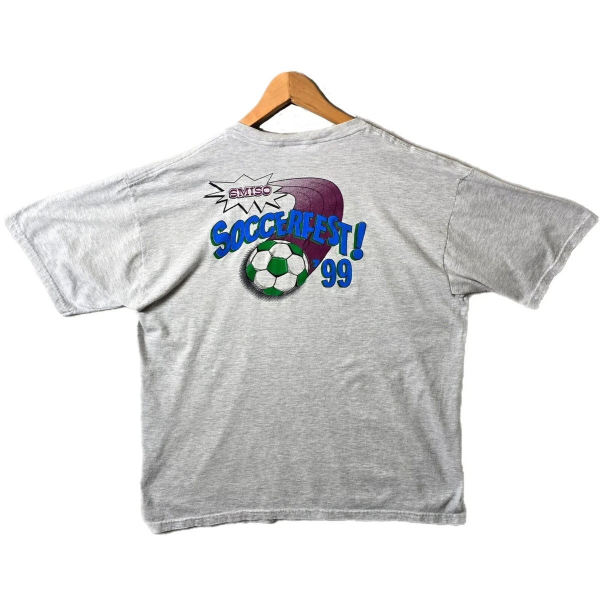 Vintage 90s Soccer Fest 99 Shirt Size XL SMISO Vtg Grunge Unisex