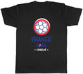 Personalised France 2024 Mens Football Soccer Supporter Fan Tee Gift Unisex