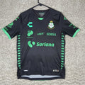 Santos Laguna Jersey Mens Medium Black Mexico Away Soccer Jersey Futbol Charly Unisex