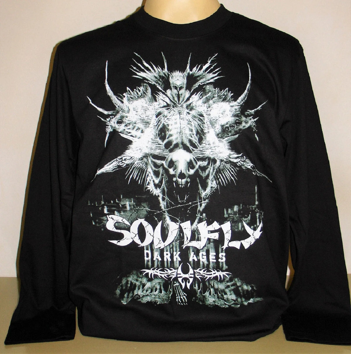 Soulfly Dark Ages Long Sleeve Size S M L XL 2XL 3XL Metal Band Sepultura Unisex