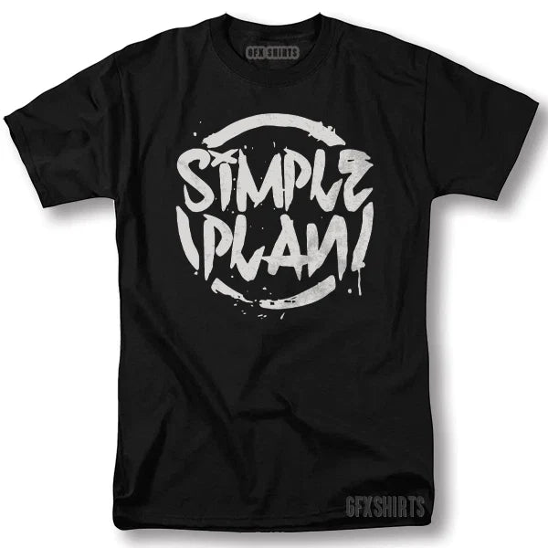Simple Plan Shirt Rock Concert Promo Tour Vintage Graphic Design Unisex