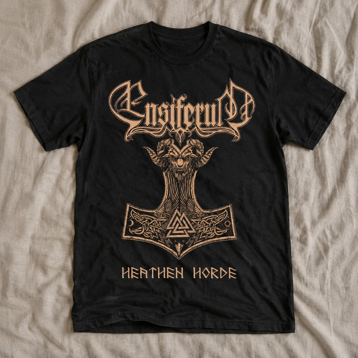 ENSIFERUM Heavyweight 220GSM | Men’s Women’s Premium Regular 100% Cotton Unisex