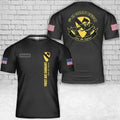 Custom Name US Army 1st Air Cavalry Division Air Cav Live The Legend 3D T Shirt Unisex