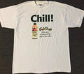 Vtg Chill! Fruit Simple Smoothie Faded Promo Shirt M L Drink Soda Grunge 90s Y2K Unisex