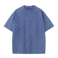 Oversized Washed Cotton T Shirt 230G Heavyweight Vintage Streetwear Tee Unisex
