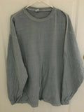 NEW MENS LOT OF 2 100% COTTON SOFT BLUE GRAYISH LONG SLEEVE STRETCHY 2X Unisex