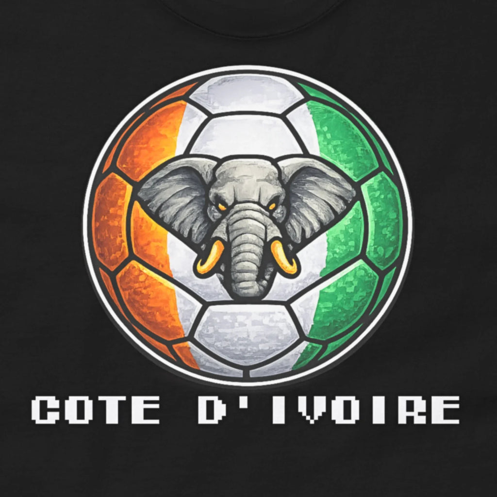 Cote D' Ivoire Soccer Shirt Retro Video Game Futbol Fan Tee 2026 Tournament Cup Unisex