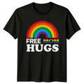 FREE MOM HUGS Mothers Day Family Mens Womens Tee Graphic Top Unisex