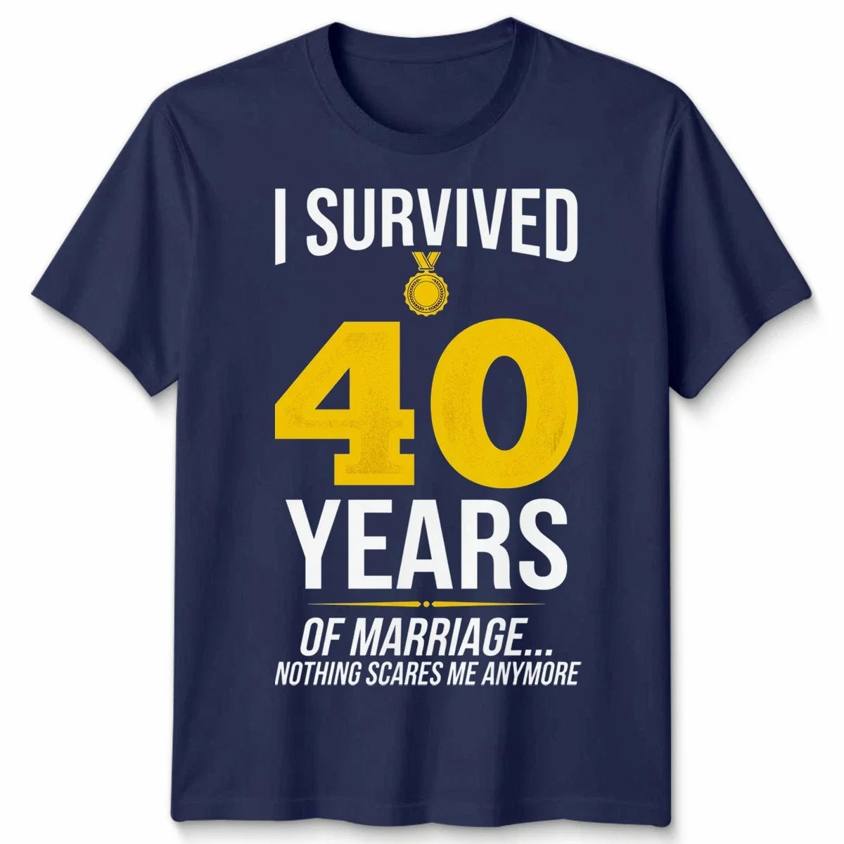 Ive Been Married 40 Years Unisex T Shirt Funny 40th Wedding Anniversary Gift Unisex