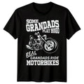 Mens Motorbike Grandad Funny Fathers Day Tee Best Dad Ever Papa Life #FD Unisex