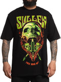 Sullen Men's Free Mind Short Sleeve Premium 1 Ton Heavyweight Tattoo Tee Unisex