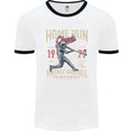 Home Run Vintage Baseball Player Mens Ringer Unisex