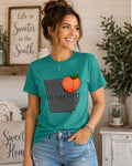 The Sweetest Georgia Peach Southern Graphic Tee Soft Cotton Unisex Unisex