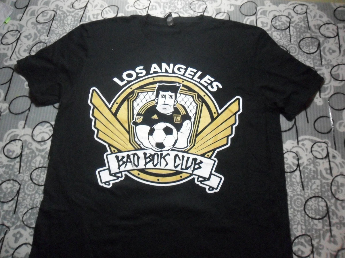 Large Los Angeles Bad Bois Club Soccer T Shirt Unisex