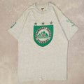 Fruit Of The Loom Vintage Steamboat Soccer Academy Graphic M Mens Grey Unisex