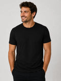 Black Fruit of the Loom Men's Super Premium Short Sleeve Cotton T Shirt Unisex