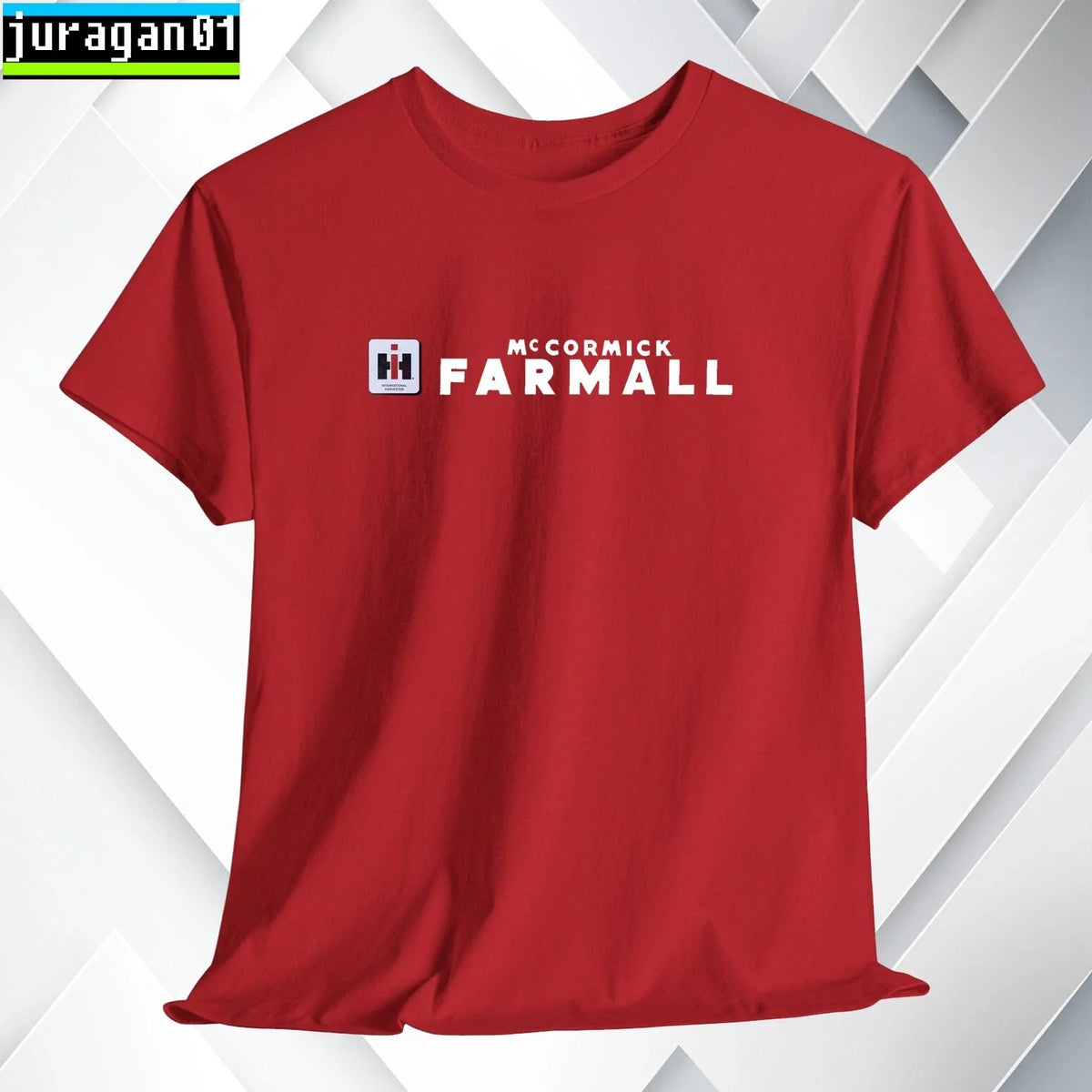Farmall Tractors Logo Black/Gray/Blue/Red/White S to 5XL Made in USA Unisex