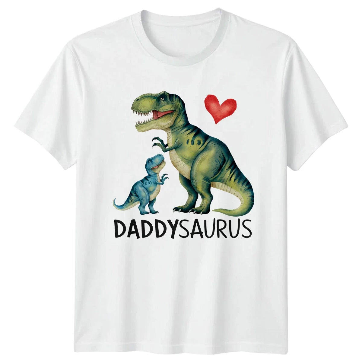 DaddySaurus , Fathers Day Dinosaur Dad Gift, T-Rex Lover Tee Unisex