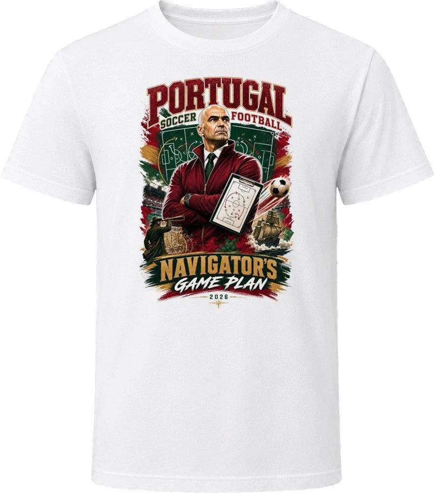 Portugal Soccer Football Coach Navigator's Game Plan T Shirt Unisex