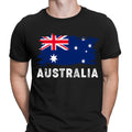Australia Flag Australian Pride Nationality Supporter Mens s Tee Top #6NE Unisex