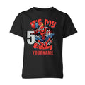 Personalised Birthday Superhero Kids T Shirt Custom Name Age Boys Girls Tee Unisex
