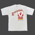 Liverpool FC 1990 90s Vintage Football Club Soccer Fan Rare Logo Unisex