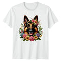 German Shepherd Dog Portrait Surrounded Womens German Shepherd Dog Pet Unisex