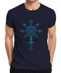 Vegvisir Viking Rune Compass Norse Protection Symbol Valhalla Men's Unisex
