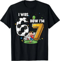 SALE! 7th Birthday I was 6 Now Im 7 Soccer 67 Meme Boys Kids Youth Unisex