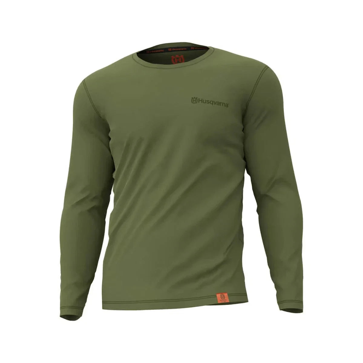 M9 Husqvarna OEM TERRÄNG Raglan Long-Sleeve Cypress Green size LG Unisex