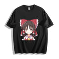 Touhou Project Reimu Hakurei - Chibi Portrait Red Bow Design Unisex Tee Unisex