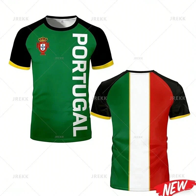 Portugal Football Shirt 2026 World Cup Portugal Team s Polyester Unisex