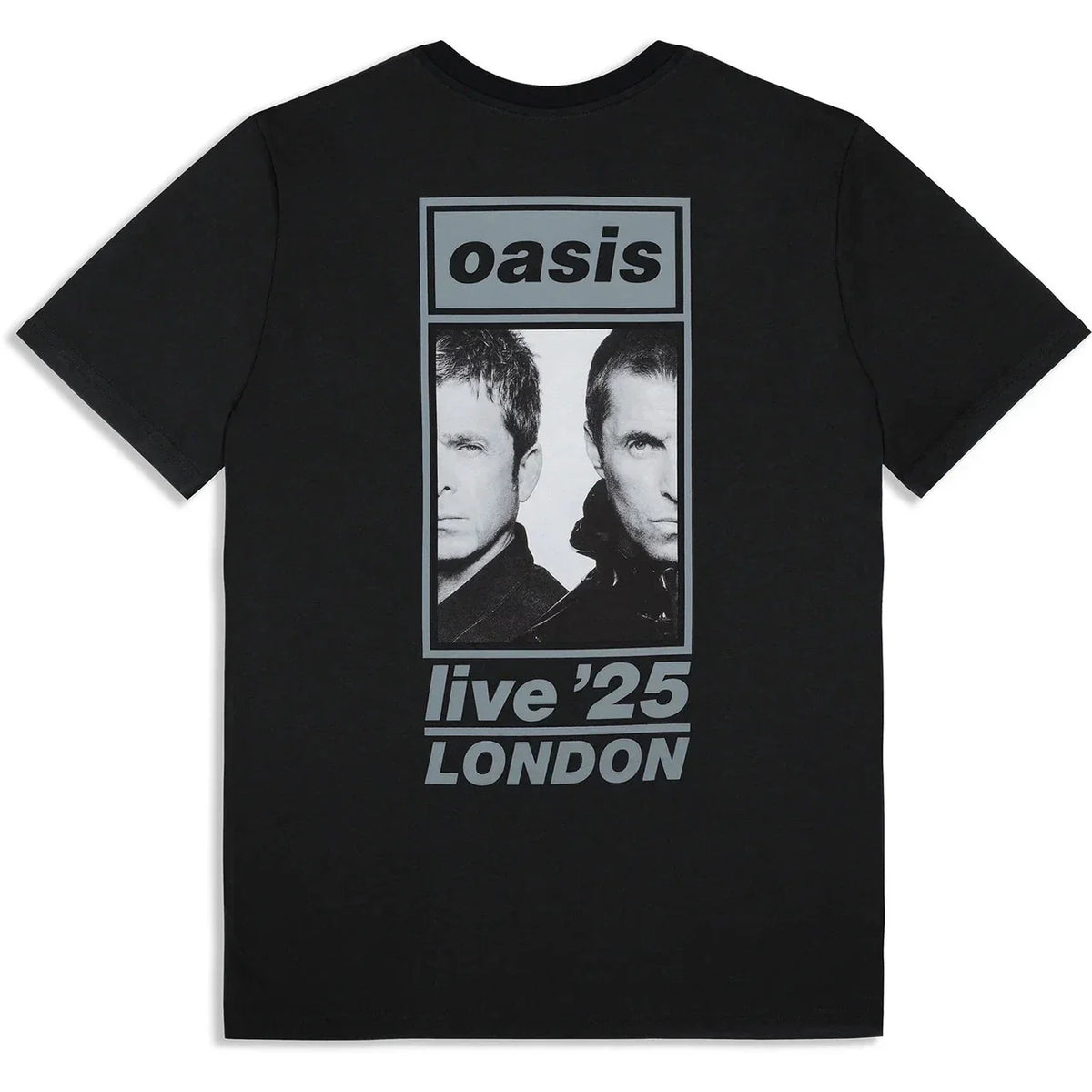 Oasis : London 26 July Event (Black) (Back Print & Ex-Tour) OFFICIAL NEW Unisex