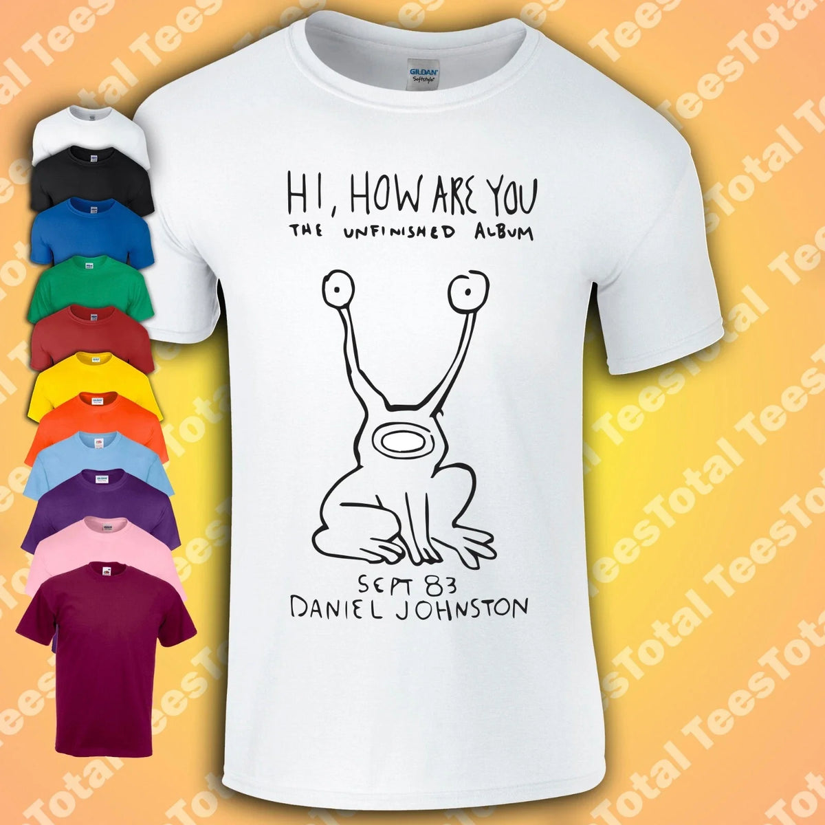 Hi How Are You Daniel Johnston As Worn By Kurt Cobain Unisex Mens Kids Unisex