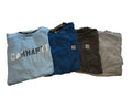 Carhartt Shirts Men's 2XL Tall 3 Force 1 K87 Work Everyday Lightweight LOT OF 4 Unisex