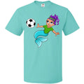 Inktastic Soccer Playing Mermaid Sports Football Association Player Girl Unisex