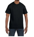 Gildan Men G5000 Premium Short Sleeve Heavy Cotton Plain Black Casual Unisex