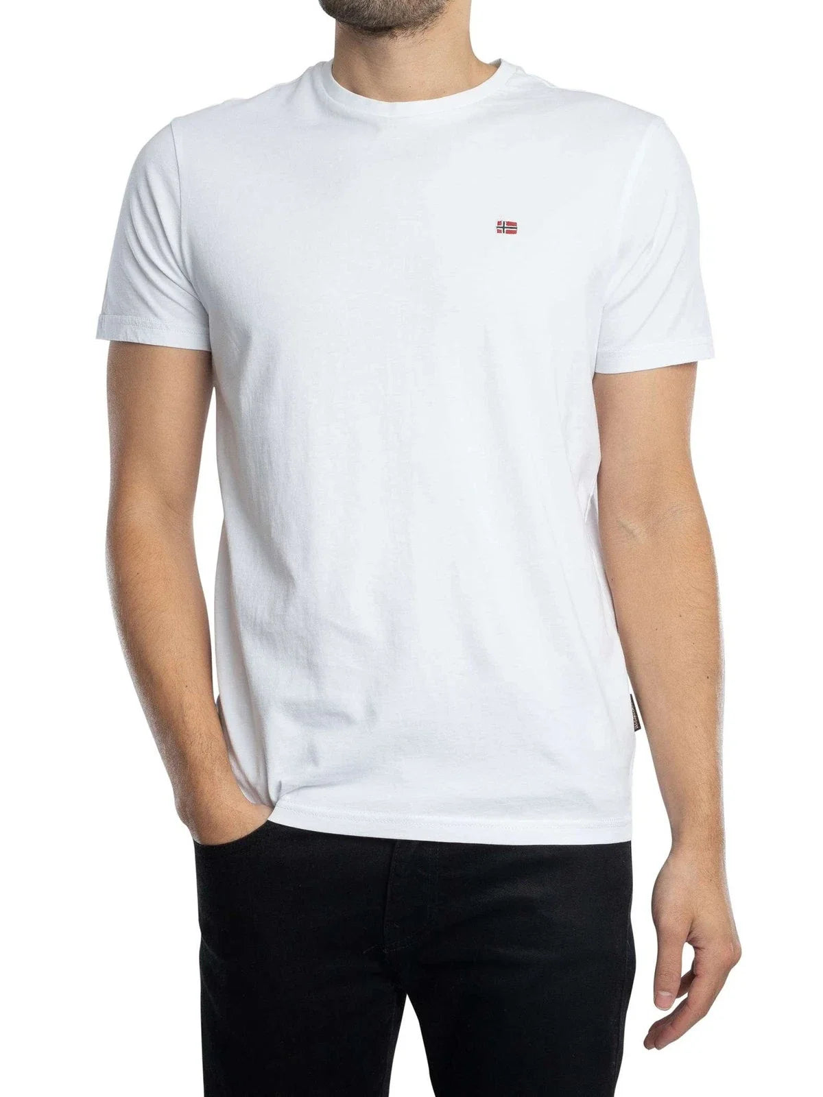 Napapijri Men's Salis Regular , White Unisex