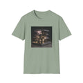 Modern Architectural Nightscape T Shirt | Abstract City Lights Graphic Tee Unisex