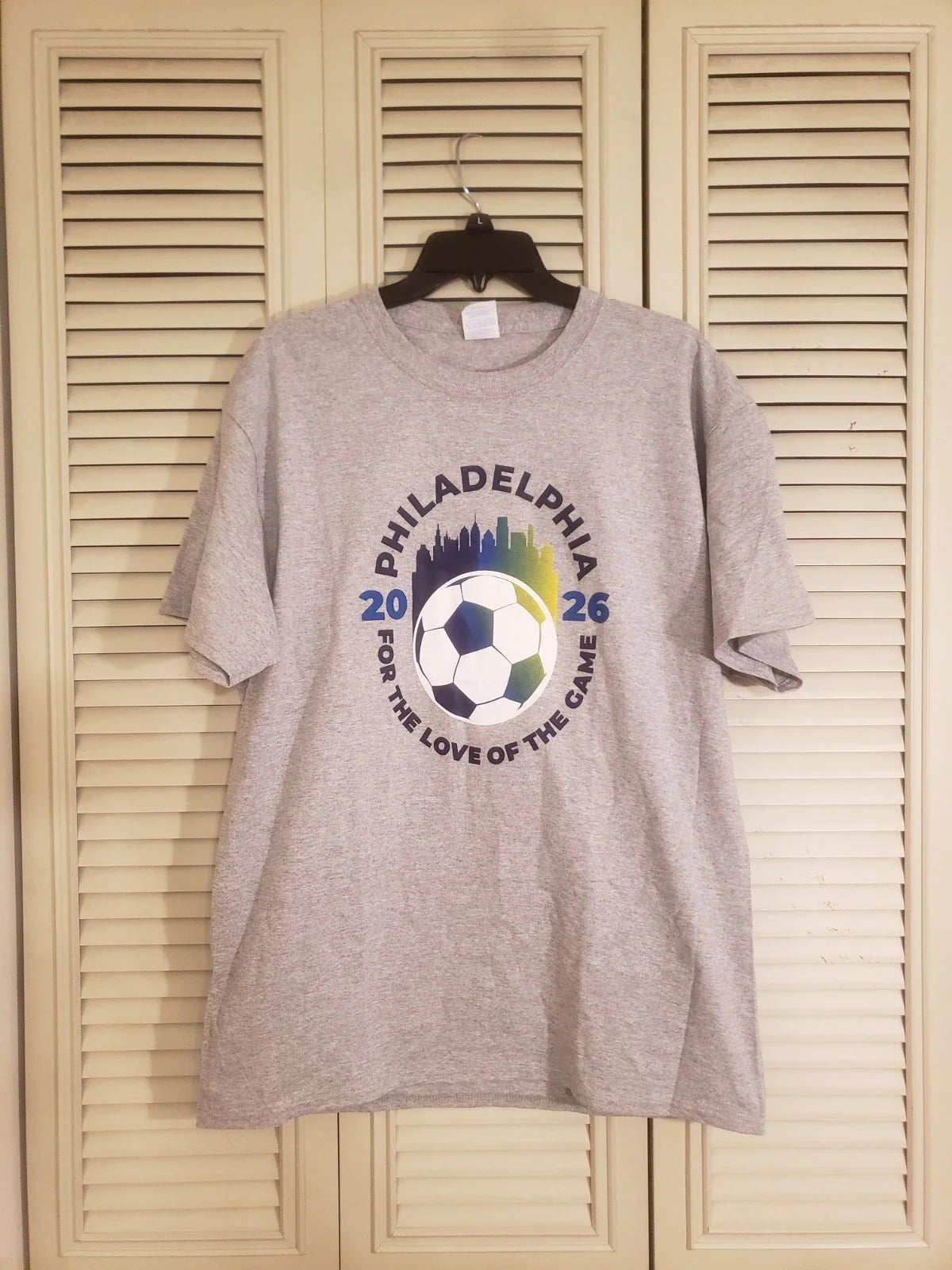 Men's Large Gray Port Company 2026 Philadelphia For The Love Of The Game Unisex