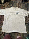 Vintage T Shirt 1995 Soccer Graphic Print Men’s XL Cream Cotton World Cup Unisex
